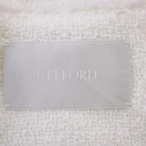 CELFORD 24SS ツィードジレ CWFV242062 ベスト F 白 ホワイト /G