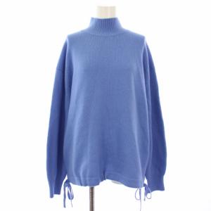 21AW MERCER WOOL CASH OVERSIZED PO ニット セーター 長袖 S 青 01-1301707-730-902