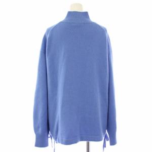 Theory 21AW MERCER WOOL CASH OVERSIZED PO ニット セーター 長袖 S 青 01-1301707-730-902