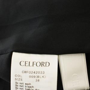CELFORD 24SS チュールレースキャミドレス CWFO242033 キャミワンピース レース 38 黒 ブラック