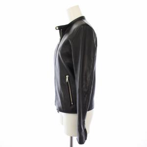 JOURNAL STANDARD 22AW シープレザーシングルライダースブルゾン ジャケット ラムレザー 羊革 36 黒 22011400130030