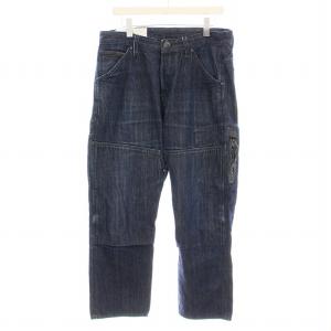 デニムパンツ D13493-B191-001 ジーンズ 赤耳 ダブルニー ボタンフライ 33 インディゴ