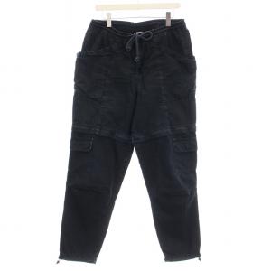 カーゴパンツ 2WAY ショートパンツ切替 L ネイビー 紺 /G