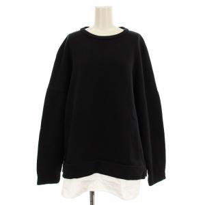 CUT AND SEWN スウェット 300EA280-2670 トレーナー 裏起毛 レイヤード 長袖