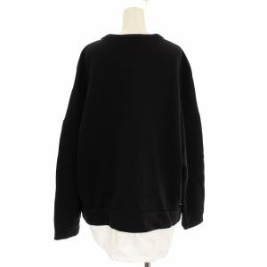 ENFOLD CUT AND SEWN スウェット 300EA280-2670 トレーナー 裏起毛 レイヤード 長袖