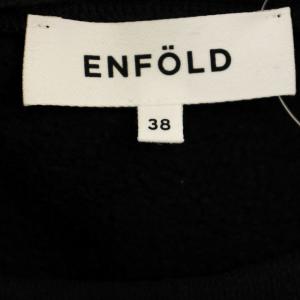 ENFOLD CUT AND SEWN スウェット 300EA280-2670 トレーナー 裏起毛 レイヤード 長袖