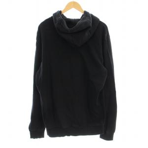 DIESEL パーカー スウェット プルオーバー プリント 長袖 L 黒 ブラック /G