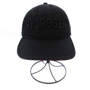 HYDROGEN キャップ 帽子 ロゴ 黒 /BM