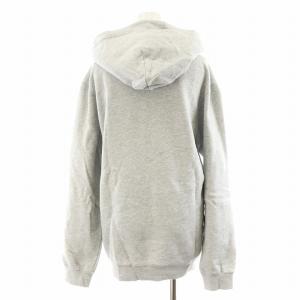 STUSSY パーカー プルオーバー ロゴ M グレー /AN42