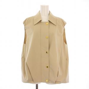 マットツイルタックジレ ベスト ジップアップ ストレッチ 38 ベージュ 0324357059 /BB