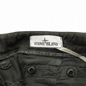 STONE ISLAND ガーメントダイカーゴパンツ スリム W33 グレー 7515318L1 /KH