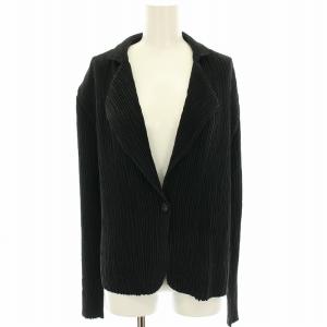 SPECCHIO セットアップ 上下 テーラードジャケット シングル ストレートパンツ シャトルプリーツ 40 黒 ブラック