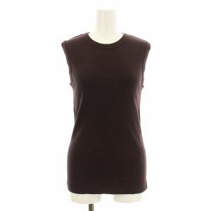 24SS dignity sleeveless プルオーバー リブ タンクトップ カットソー ノースリーブ
