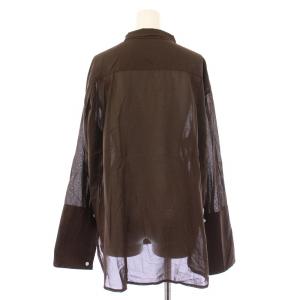 L'Appartement 24SS GOOD GRIEF! SHEER COTTON SHIRT