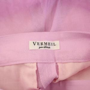 VERMEIL par iena 23SS ベルギーリネンパンツ スラックス 38 ピンク 23030938806010 /BB
