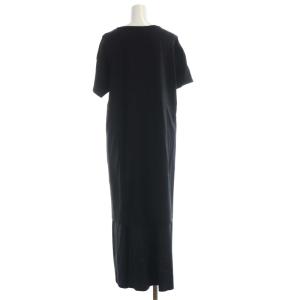 Plage タグ付き リブタンクワンピース マキシ ロング ノースリーブ F 黒 ブラック 22040922109120