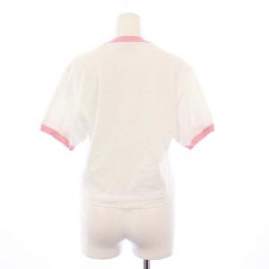 Off-White Tシャツ カットソー 半袖 クロップド ロゴ刺繍 XS 白 OWAA090F24JER003 /KH