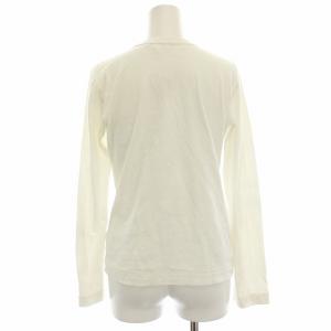 PLAY Comme des Garçons AD2019 ワンポイント レッド ハート ロングTシャツ カットソー 長袖 M 白 ホワイト AZ-T117