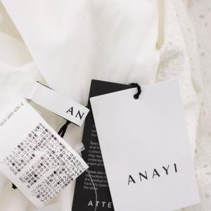 ANAYI 20SS 刺繍レース スカート 102017-11-200-01-340 ロング フレアスカート 34
