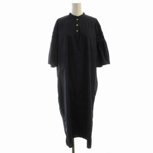 ワンピース ロング 半袖 紺 ネイビー 2-250005 /EE