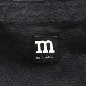 marimekko AARNI ウニッコ トートバッグ ハンドバッグ ショルダーバッグ キャンバス 黒 ブラック /AN10
