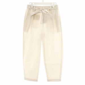 パンツ ジッパーフライ リボン 38 アイボリー G5R20-152-40 /AN20