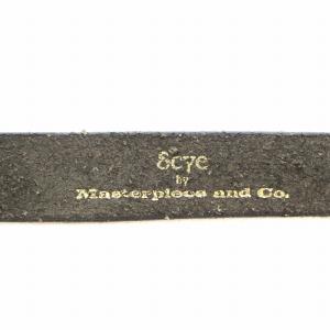 Scye × マスターピース masterpiece ベルト ハトメ スタッズ レザー 黒 ブラック /AN10