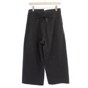 MHL. ワイドパンツ ボタンフライ ウール 2 グレー 595-6243506 /BM