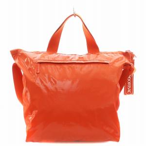 LesportSAC ショルダーバッグ ハンドバッグ 2way ナイロン オレンジ /AN28