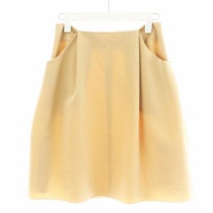 イリプスフレアスカート ひざ丈 38 ベージュ 36424 /AN35