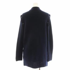 MARNI ニット セーター 長袖 2way ウール 38 紺 ネイビー TNMD0016A0FH593 /AN28
