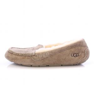 UGG australia ansley アンスレー モカシン スリッポン フラットシューズ スクエアトゥ スエード ムートン US8