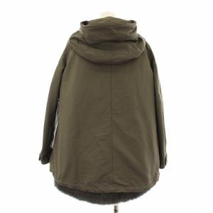 THE RERACS THERERACS ザリラクス 19AW 19FW-RECT-210L モッズコート フード 中綿ライナー ジップアップ 38 カーキ