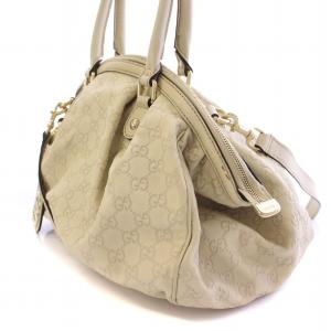 GUCCI グッチシマ スーキー 2WAY ボストンバッグ GG柄 インターロッキング