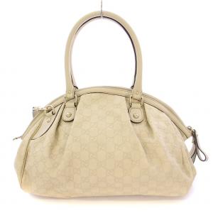 GUCCI グッチシマ スーキー 2WAY ボストンバッグ GG柄 インターロッキング