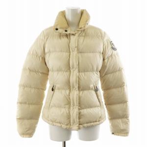 MONCLER ダウンジャケット ファー付き　茶タグ 茶タグ ダウンジャケット フード リアルファー付き ジップアップ
