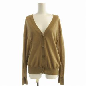 24SS Vネックカーディガン ニット 長袖 F ベージュ 24080938363020 /EE