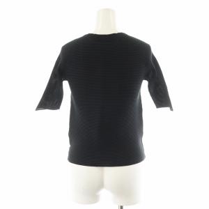PLEATS PLEASE ISSEY MIYAKE イッセイミヤケ ワッフルカットソー 半袖 3 黒 ブラック PP01FK914 /AN24