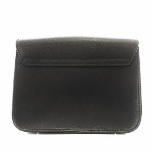 FURLA メトロポリス ショルダーバッグ チェーン レザー 黒 ブラック /AN9 D