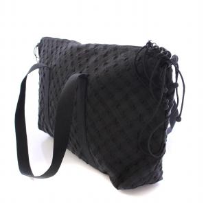 ISSEY MIYAKE tamasha タマシャ トートバッグ ハンドバッグ 総柄 黒 ブラック /BB
