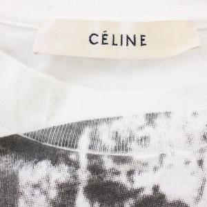 CELINE Tシャツ 20K80 3646 プリント 半袖 カットソー M 白 ホワイト /G