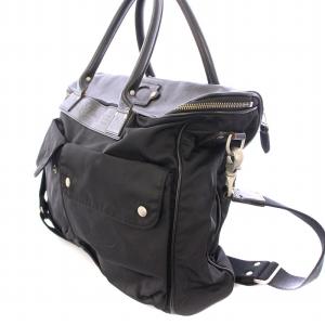 Felisi 2WAY ビジネスバッグ ハンドバッグ ショルダーバッグ ナイロン レザー 切替 黒 ブラック /BB