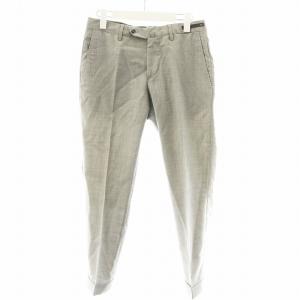 SUPER 110S パンツ スラックス ウール 44 グレー 10-030-330-8519-1-0