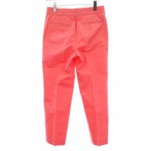 Drawer ギャバジンフロントステッチパンツ テーパード ジップフライ 麻 リネン混 36 ピンク 6514-236-1125