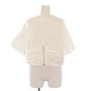 Tシャツ カットソー 半袖 クルーネック デザイン F 白 143301003 /BM