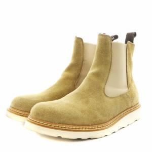 DIEMME サイドゴアブーツ ショートブーツ スエード 40 ベージュ /AN11