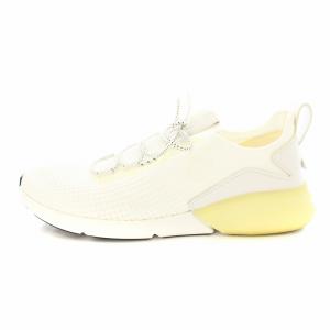 ZEROGRAND ティッチライト ランナー スニーカー 7.5 24.5cm 白 ホワイト 黄 イエロー