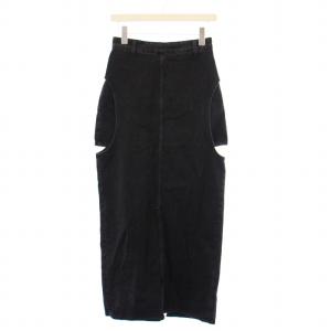 CIRCLE CUT LAYERED DENIM SKIRT サークルカットレイヤードデニムスカート Iライン