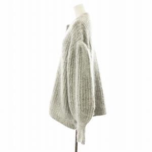 CLANE カラーモヘアシャギーカーディガン COLOR MOHAIR SHAGGY CARDIGAN 2 グレー