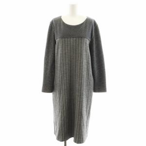 エトロ ひざ丈ワンピース フレア ペイズリー 花柄 40号 M～L 伸縮性 ワンピース ひざ丈 ノースリーブ 花柄 総柄 42 L マルチカラー